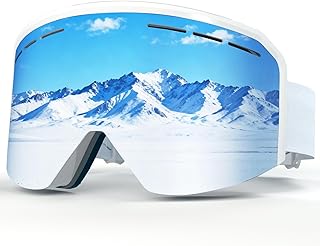 VCOROS Ski/Snowboard Goggles Men Women Anti Fog OTG Snow Goggles Skating Skiing Snowmobile Cylindrical Removable Lens product image