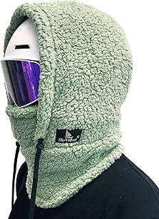 Shy Velvet Sherpa Hood Ski Mask Wind-Resistant Balaclava Winter Fleece Ski Mask for Men and Women product image