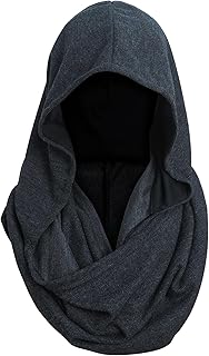 CosInStyle Winter Vintage Gothic Pullover Hood Scarf, Medieval Hooded Cowl, Multifunctional Neck Warmer Accessory product image