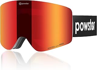Powster Ski Goggles Snow OTG Snowboard Goggles Magnetic Interchangeable Lens Frameless UV Protection Anti-fog mobile Skating product image