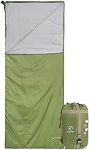 REDCAMP Ultra Lightweight Sleeping Bag for Backpacking, Hiking, Comfort for Adults Warm Weather, with Compression Sack product image