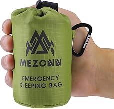 Emergency Sleeping Bag Survival Bivy Sack Use as Emergency Blanket Lightweight Survival Gear for Outdoor Hiking Camping Keep Warm After Earthquakes, Hurricanes and Other disasters product image