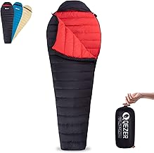 Ultralight Down Sleeping Bag for Adults with 600 Fill Power, Compact All Seasons Sleeping Bag for Backpacking, Hiking and Camping product image