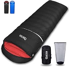 Down Sleeping Bag for Adults, 600 Fill Power, Ultralight & Compact with Compression Sack for Backpacking, Camping, Hiking product image