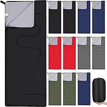 Macarrie 12 Pack Camping Sleeping Bags for Adults Homeless Bulk Cold Weather Kids Sleeping Bag Lightweight Waterproof Compression Sack for Backpacking Traveling Hiking Outdoor Shelter product image
