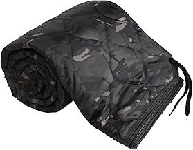 GRVCN Military Blanket - Camping Sleeping Bag with Zipper, Poncho Liner Thermal Insulated Blanket, Lightweight Portable Outdoor Hiking Survival Compression Carry Bag product image