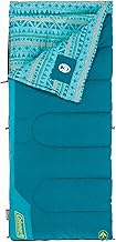 Coleman Kids 50°F Sleeping Bag, Comfortable Youth Sleeping Bag for Sleepovers & Camping, Fits Children up to 5ft Tall, Glow in The Dark Design, Stuff Sack Included, Machine Washable product image