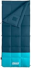 Coleman Kompact 20°F/30°F/40°F Sleeping Bag, Cool-Weather Adult Sleeping Bag with Heat Retention, Stuff Sack, & Snag-Free Zipper, Great for Camping, Sleepovers, Guests & More product image