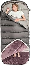 BISINNA 0 Degree Sleeping Bag XL for Adults Cold Weather Sleeping Bags Winter Big and Tall Large Sleeping Bags Zero Degree Camping product image
