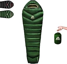 Down Backpacking Sleeping Bag 620FP, Lightweight Sleeping Bag for Adult Backpacking, Hiking, Camping. with Compression Bag. product image