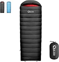 Down Sleeping Bag for Adults, 600 Fill Power, Ultralight & Compact with Compression Sack for Backpacking, Camping, Hiking product image