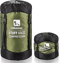 HIKEMAN Compression Sack, 50% More Storage! 12L/19L/32L/46L/53L Compression Stuff Sack, Water-Resistant & Ultralight Sleeping Bag Stuff Sack - Space Saving Gear for Camping, Hiking product image