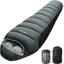BISINNA Mummy Sleeping Bag for Adults 14-41℉ Cold Weather 3-4 Season Camping Sleeping Bags with Compression Sack for Backpacking Hiking Traveling product image