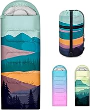 Sleeping Bags for Adults, 3 Seasons Warm & Cold Weather Waterproof Lightweight Backpacking Camping Sleeping Bag for Indoor Outdoor Camping Hiking Traveling, Camping Gear Equipment product image