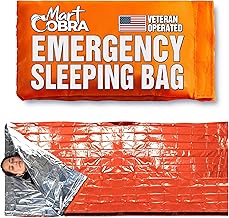 Emergency Sleeping Bag for Survival Gear and Supplies Life Bivy Sack Waterproof Mylar Emergency Blankets for Survival Kit Car Camping Gear Hiking Tac Bivvy Go Bags Supplies Sleep Sacks Shelter product image