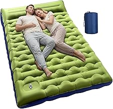 KASBAH Double Inflatable Camping Sleeping Pad,Thick 6 inch 2 Person Ultralight Sleeping Mat with Built-in Foot Pump and Pillow,Camping Essentials for Hiking,Backpacking,Traveling, Tent product image