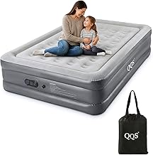 Air Mattress Queen with Built in Pump,18" Raised Inflatable Airbed, Inflatable Mattress Foldable Blow Up Mattress, Upgraded Surface Portable Bed, Portable Air Bed for Camping, Guest, Camping product image