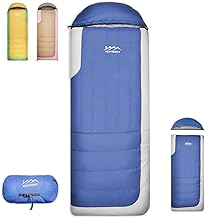 2-in-1 Down Sleeping Bag,Rectangular Lightweight Blanket Sleeping Bag for Adults,Teens Camping Hiking and Backpacking Outdoor and Indoor product image