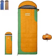 Down Sleeping Bag for Adults with Detachable Hood, 32°F 45°F Rectangular Lightweight Down Blanket Sleeping Bag for Camping Hiking and Backpacking Outdoor and Indoor 4 Season product image