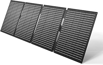 MARBERO 100W Portable Solar Panel IP68 Waterproof 100 Watt 20V Foldable Solar Panel Charger for Power Station QC3.0 USB & DC Output >23% High Efficiency for Camping Outdoor Home RV Blackout Cloudy product image