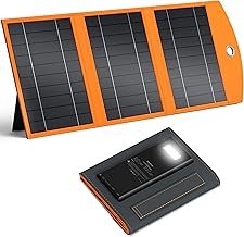 10000mah Solar Charger Power Bank, 30W Foldable Portable Solar Panel, Fast Charging with 1 Type-C & 2 USB-A Ports, Ipx5 Waterproof, for Phone, Tablets & Multiple Devices, Camping Outdoor Use product image