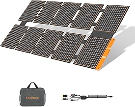 FlexSolar 100W Portable Solar Panel - 24% High Efficiency, IP67 Waterproof, QC3.0 USB-A/USB-C/DC Output for Small Power Station, Camping, RV & Emergency product image