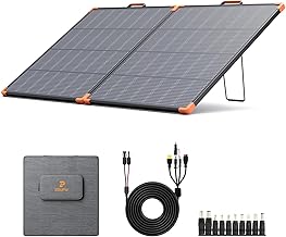 180W Portable Solar Panel N-Type 16BB,25% High Efficiency Foldable Solar Charger for Jackery 1000V2/Ecoflow Delta/Bluetti/Anker Solix,12.3 LBS IP68 Waterproof for RV Camping Off-Grid product image