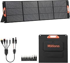 200W Portable Solar Panel for Power Station, Compatible with Jackery, Ecoflow, Bluetti, Anker and More Portable Power Stations, 23.5% High Efficiency, Weatherproof for Camping, RV, Emergency Power product image
