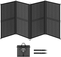 Renogy 200W Portable Solar Panel Blanket, 25% High Efficiency N-Type Foldable Solar Charger for Power Station, Lightweight 8-Fold Space Save, USB-A Type-C Output, For Camping, RV, Pickup Truck, Marine product image