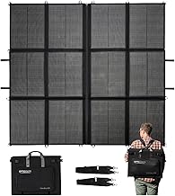 440W Portable Solar Panel, 17.2lbs Foldable SolarBag, Splits 2×220W Solar Blanket, 25% High Efficiency, Lightweight Solar Panel Charger for Camping, RV, SUV, Marine, Off Grid product image