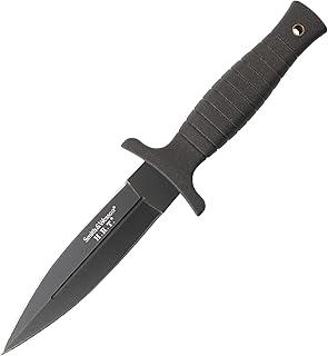 Smith & Wesson 9" H.R.T Double Edged Boot Knife with High Carbon Stainless Steel Blade product image