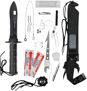 Rothco Adventurer Survival Kit Knife, Black product image