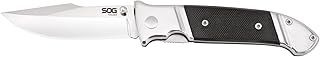 SOG Fielder G10 Folding Pocket Knife - Easy Open 3.3 Inch Foldable Knife Blade w/ EDC Knife Handle and Clip, Stainless Steel Do-It-All Knife (FF38-CP) , Black product image
