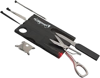 GUARDMAN Tool Survival Knife with LED Light - Fathers Day Gift - Pocket Tool Kit Birthday Stocking Stuffers For Him For Men Dad Gifts product image