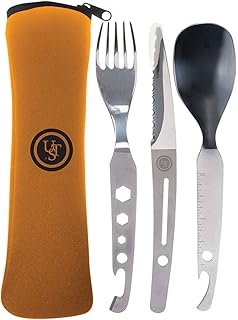 UST Utilitensil Set with Stainless Steel Multi-Functional Utensils and Carry-Case for Your All-in-One Camping, Backpacking or Outdoor Emergency Needs product image