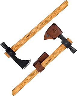 Condor Tool & Knife Indian Hammer Poll Tomahawk - 1060 High-Carbon Steel Tactical Tomahawk with American Hickory Handle - Perfect for Camping, Survival, Firewood Splitting, Collectors & Outdoorsmen product image
