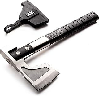 SOG Camp Axe- Compact Camping and Survival Hatchet/Hammer Tool with Sheath and 3.1 Inch Bushcraft Axe Edge (CH1001-CP) product image
