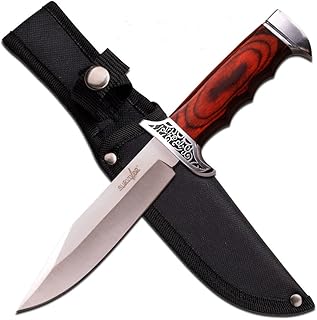 Survivor Fixed Blade, 10.25in, Stainless Steel Blade, Brown Wood Handle, HK-783 product image