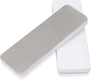 DMD Mini Pocket Knife Sharpener - Double-Sided Diamond & Ceramic Sharpening Stone | Portable 400 Grit Tool for Knives, Scissors, and Outdoor Survival Gear product image