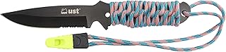 ust ParaKnife 4.0 PRO with 4 Inch Serrated Blade, ParaTinder Utility Cord, Fire Starter and Emergency Whistle for Hiking, Backpacking, Camping and Outdoor Survival, Multi, One Size (20-12238) product image