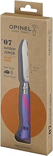 Opinel Outdoor Junior No. 07 Stainless Steel Folding Knife with Safety Rounded Tip, Integrated Whistle, Made in France product image