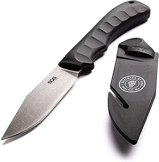 SOG Fixed Blade Knife With Sheath - Ace Field Survival Knife, Hunting and Camping Tool With 3.8 Inch Full Tang Blade product image