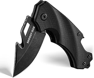 MOSSY OAK Mini Folding Pocket Knife, Stainless Steel Drop Point Blade - EDC Multi-tool with Bottle Opener and Glass Breaker product image