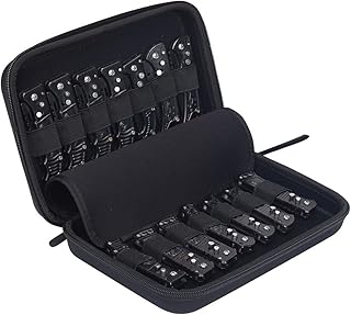 HERSENT Pocket Knife Display Case,Knife Storage Organizer,14 Slots Folding Knife Storage Case,Small Knife Collection Carrier Bag for Survival Tactical Outdoor EDC Mini Knife product image