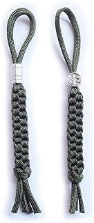 Army Green Paracord Braided Knife Lanyard or Replacement Line for Outdoor Survival, Camping, Emergency and Every Day Use.Pack 2 pcs product image