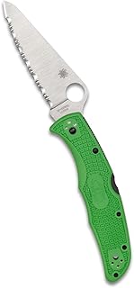 Spyderco Pacific Salt 2 Lightweight Knife with 3.78" Corrosion Resistant H-1 Steel Blade and Black Non-Slip FRN Handle product image