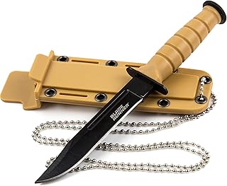 Blade Runner Mini Survival Hunting Knife with ABS Sheath, 6-inch Fixed Blade Military Mini Pocket Tactical Bowie Knife for Camping, Outdoor, Bushcraft product image