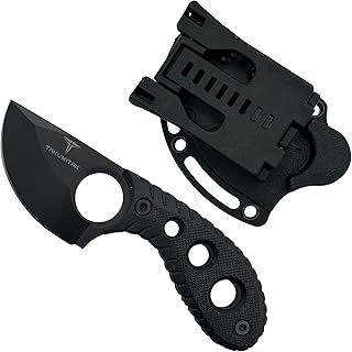 TAKUMITAK Hunting Survival Knife 6.5" Full Tang Fixed Blade Knives Camping Gear with Extra Set of FRN Handle Scales, MOLLE Clip Horizontal and Vertical Carry - TKF3S01 product image