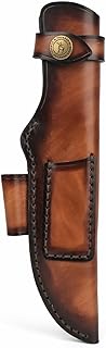Tourbon Leather Fixed Blade Knife Sheath with Fire Starter Slot for Outdoor Hunting Bushcraft Camping product image