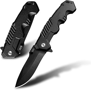 AOSILEY Pocket Folding Knife with Stainless Steel Point Lock Blade Knives and Lightweight Lockback Multi-Tool for Camping, Outdoor, Hunting，Survival and EDC product image